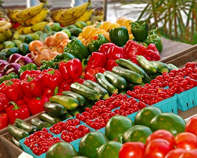 A exportação nacional das frutas, legumes e flores