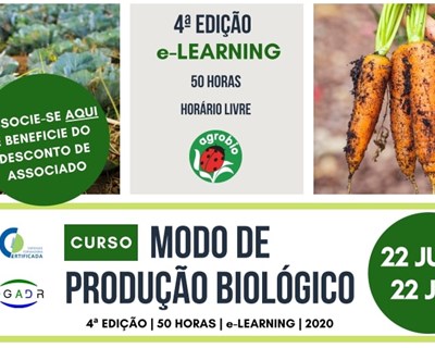 Agrobio promove formação e-learning sobre Modo de Produção Biológico