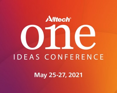 Alltech ONE Ideas Conference regressa em formato virtual de 25 a 27 de Maio