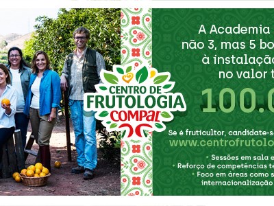 Academia do Centro de Frutologia Compal: Candidaturas abertas até 31 de julho