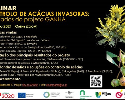 Centro de investigação da Universidade de Coimbra apresenta resultados de projeto que visa controlar espécies invasoras