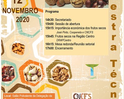 CNCFS promove palestra técnica sobre frutos secos