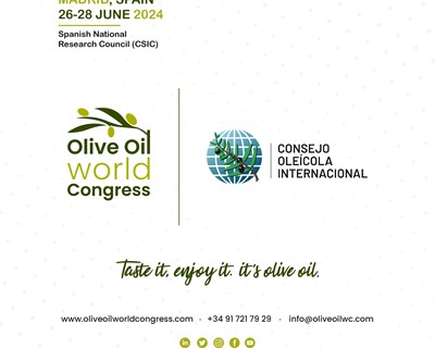 Conselho Oleícola Internacional apoia a organização do Olive Oil World Congress