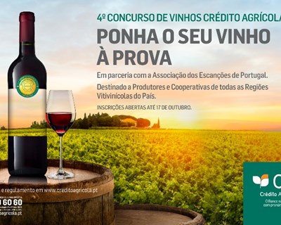 Crédito Agrícola lança 4.ª edição do Concurso de Vinhos