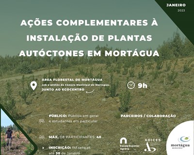 ESAC promove ações complementares à instalação de plantas autóctones em Mortágua
