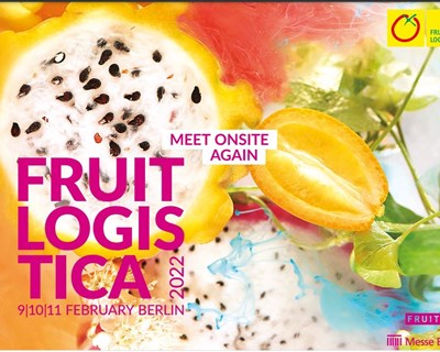 Fruit Logistica regressa como evento presencial de 9 a 11 de fevereiro de 2022