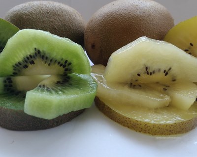 Kiwi de polpa verde e amarela