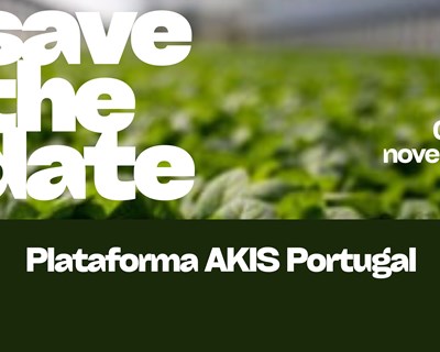 Lançamento da Plataforma AKIS Portugal esta sexta-feira