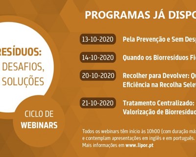 Lipor comemorou 15 anos de valorização orgânica com ciclo de webinares