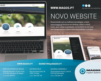 Magos Irrigation Systems apresenta o seu novo website