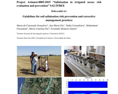 Manual "Diretrizes para prevenção do risco de salinização do solo e práticas de gestão corretivas"