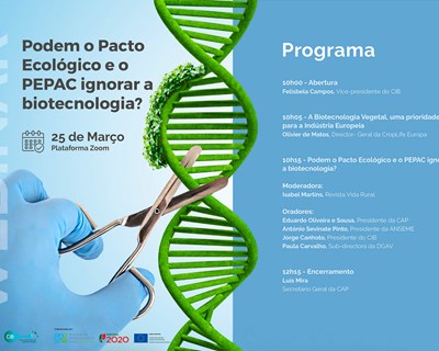 Mesa redonda: Podem o Pacto Ecológico e o PEPAC ignorar a biotecnologia?