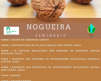 Nogueira em foco na Escola Superior Agrária de Coimbra amanhã