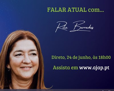 Rita Barradas é a próxima convidada de "Falar Atual"