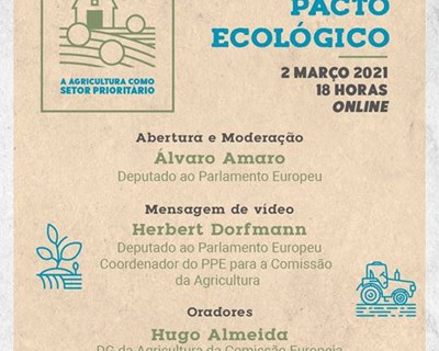 Webinar sobre a nova PAC e o Pacto Ecológico acontece em março