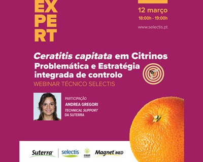 Webinar técnico: Ceratitis capitata em citrinos