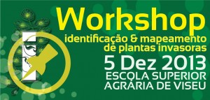 Workshop em Viseu: identificação e mapeamento de invasoras