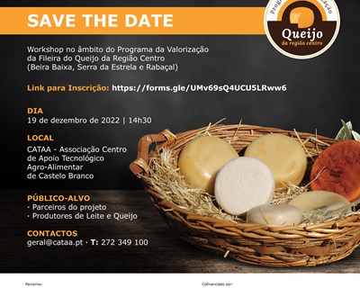 Workshop no âmbito do Programa de Valorização da Fileira do Queijo da Região Centro