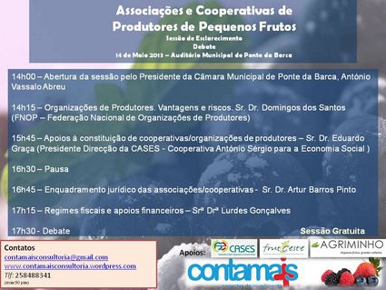 Sessão Cooperativas e Associações