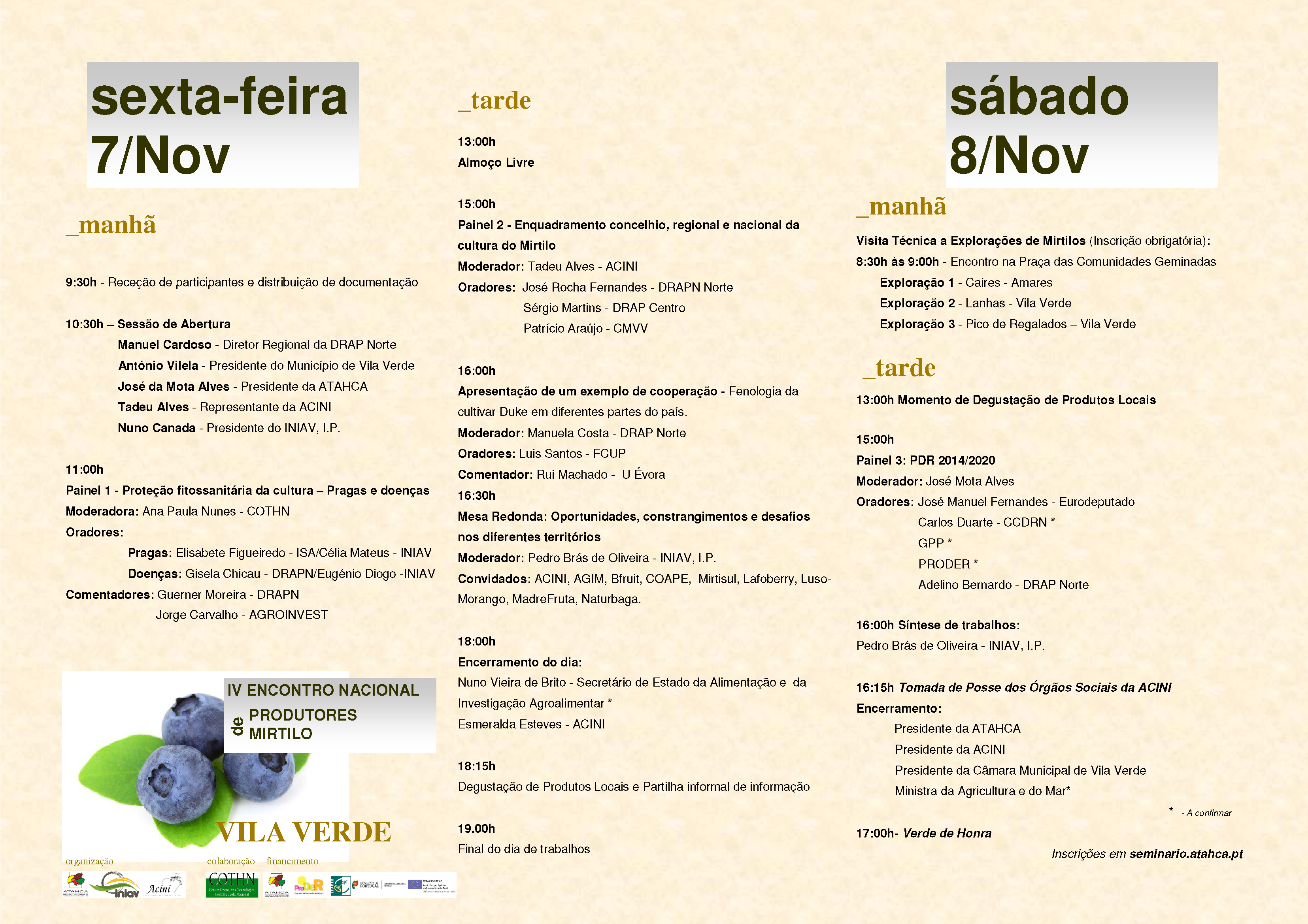 IV Encontro Nacional Produtores de Mirtilo (Cartaz e Programa) _Page_2