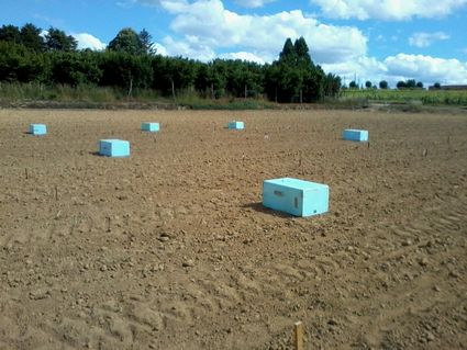 Câmaras estáticas utilizadas na medição de gases de estufa emitidos pelo solo tratado com chorume