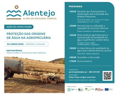 Ação de Capacitação sobre Proteção das Origens de Água na Agropecuária