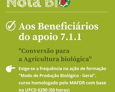 Agrobio organiza curso modo de produção biológico