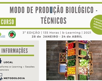 AGROBIO promove curso técnicos em modo de produção biológica