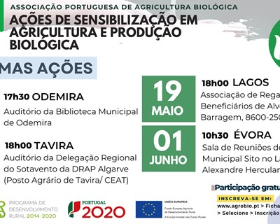 Agrobio realiza ações de sensibilização em agricultura e produção biológica e jornadas técnicas regionais