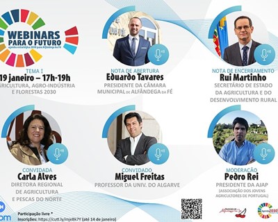 Alfândega da Fé realiza webinars para o futuro sobre o setor agrícola e agroflorestal