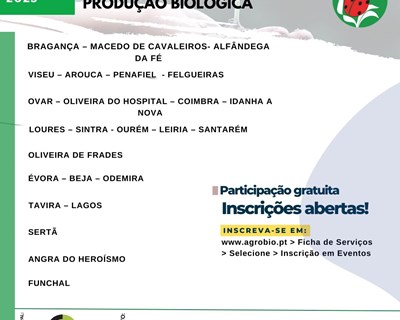 Campanha de Ações de Sensibilização em Agricultura e Produção Biológica 2023