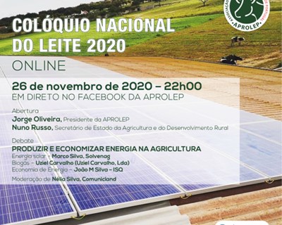 Colóquio Nacional do Leite 2020 acontece em novembro