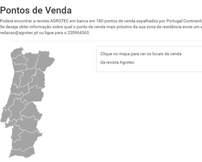 Conheça os 180 pontos de venda da Revista AGROTEC em todo o país