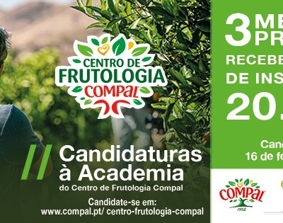 Estão abertas as Candidaturas à Academia do Centro de Frutologia Compal 2023/2024