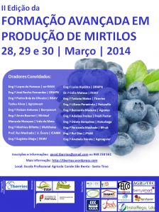 II Edição da Formação Avançada em Produção de Mirtilos