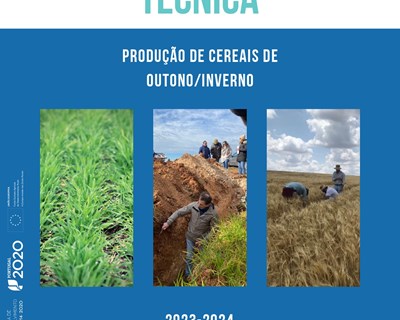 Inscrições abertas para Formação Técnica de Cereais de Outuno/Inverno