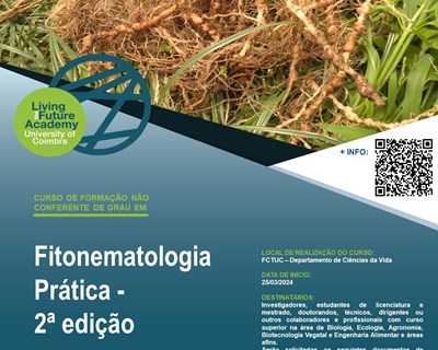 Inscrições abertas para o Curso de Formação "Fitonematologia Prática"