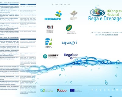 IX Congresso Nacional de Rega e Drenagem reúne 120 participantes em Beja, de 18 a 20 de outubro