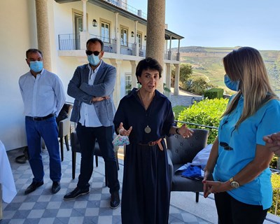Ministra da Agricultura na Região do Douro