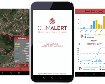 Nova aplicação climática avisa agricultor como otimizar água e colheitas