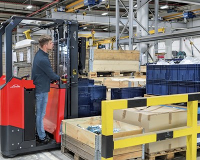 Novo empilhador elétrico E10 da Linde Material Handling