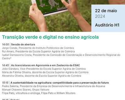 Transição verde e digital na agricultura em foco na ESAC
