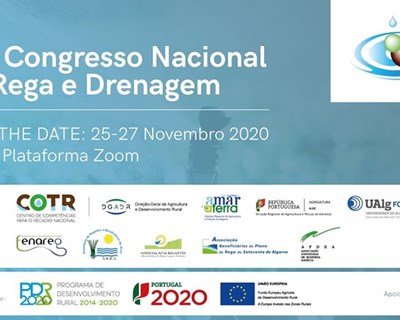 VIII Congresso Nacional de Rega e Drenagem realiza-se em novembro